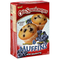 Otis Spunkmeyer Individually Wrapped Wild Blueberry Muffins, 6pk