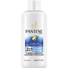 Pantene 2 in 1 Classic Care Solutions Shampoo & Conditioner, Travel Size