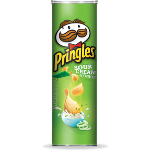 Pringles Sour Cream and Onion Potato Chips Pringles Sour Cream and Onion Potato Chips