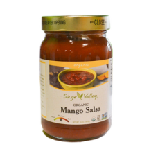 Sage Valley Salsa Mango, 16oz jar