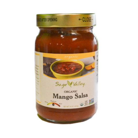 Sage Valley Salsa Mango, 16oz jar Sage Valley Salsa Mango, 16oz jar