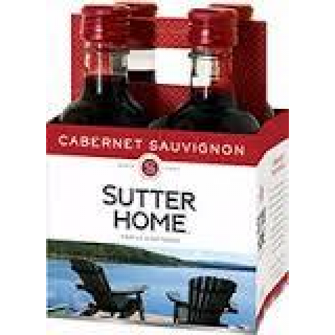 Sutter Home Cabernet Sauvignon Mini Bottles, 4pk Sutter Home Cabernet Sauvignon Mini Bottles, 4pk