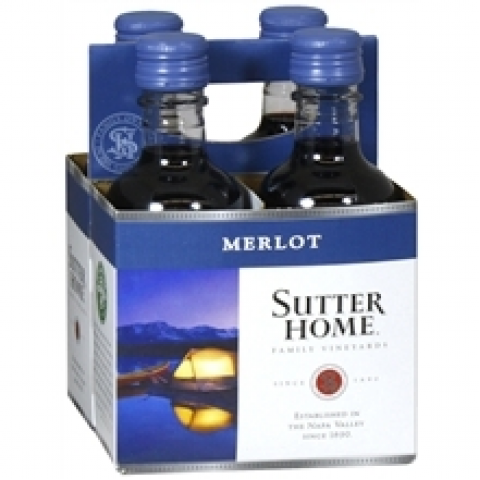 Sutter Home Merlot Mini Bottles, 4pk Sutter Home Merlot Mini Bottles, 4pk