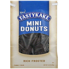 Tastykake Rich Chocolate Frosted Mini Donuts