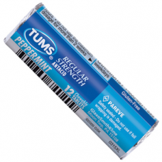 Tums Antacid Regular Strength, Peppermint, Travel Size, 12ct