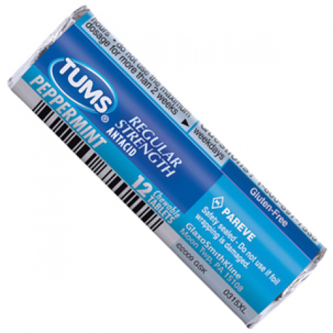 Tums Antacid Regular Strength, Peppermint, Travel Size, 12ct Tums Antacid Regular Strength, Peppermint, Travel Size, 12ct
