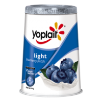Yoplait Light Fat Free Blueberry Yogurt