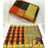 Ooviya Checked Soft Silk J1834 A7