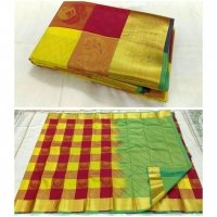 Ooviya Checked Soft Silk J1834 A8