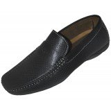 Amali Exuma Smooth Black Penny Loafer SALE