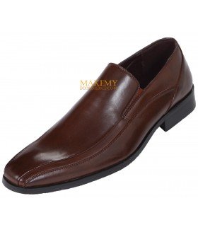 Amali Style 1831 Classic Smooth Brown Slip On
