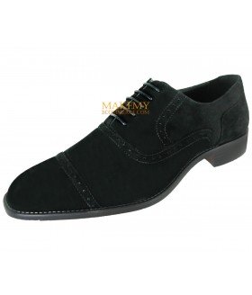 Amali Style 2321 Black Cap Toe Classic Oxford