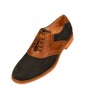 Amali Style Durand in Navy Saddle Shoe