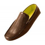 Amali Style Paxton in Brown Lizard Print