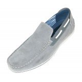Amali Style Vail Grey Microfiber Slip On