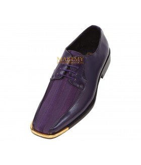 Bolano 174GT Purple Striped Satin w/Gold Tip