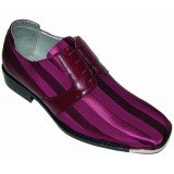 Bolano Style 17 Wine Striped Satin Silver Tip