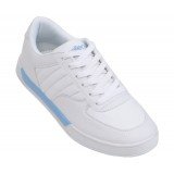 Pelle Pelle Mens Blue/White Sneaker with Pelle Logo on Back: Halftime-205