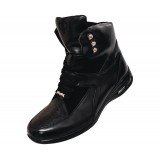 Pelle Pelle PP1009 Black Ostrich Leg High Top Boot SALE
