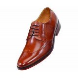 Steven Land SL7184 Tan Genuine Leather Wingtip