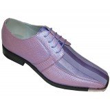 Viotti Style 163ST Lavender Striped Satin Oxford