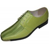 Viotti Style 163ST Lime Striped Satin Oxford