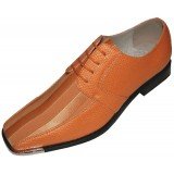 Viotti Style 163ST Peach Striped Satin Oxford