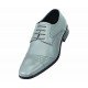 Steven Land SL9711 Grey Leather Cap Toe